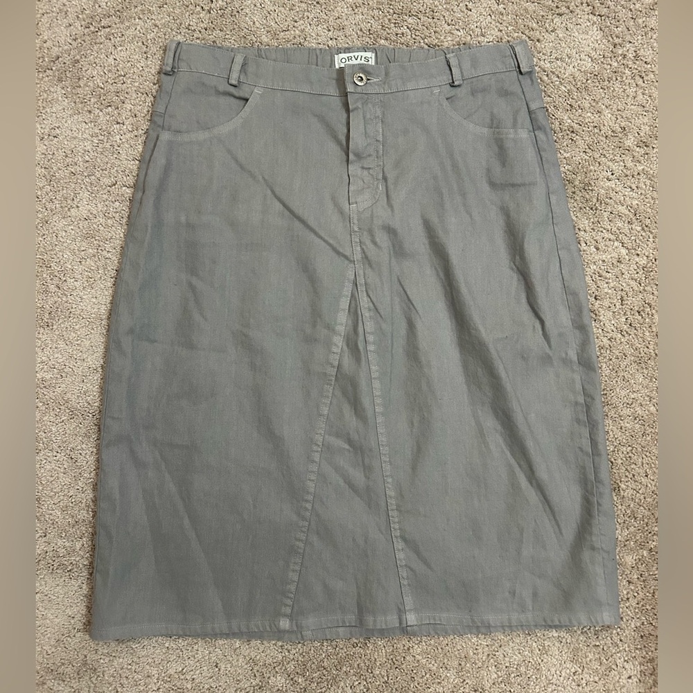 Orvis Gray Pencil Skirt for Women